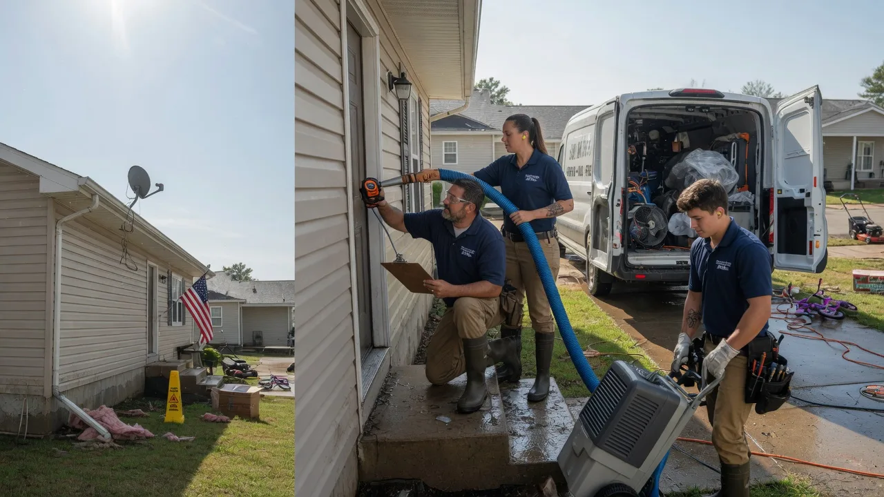 Ceiling Water Damage Restoration in Waco, KY near me